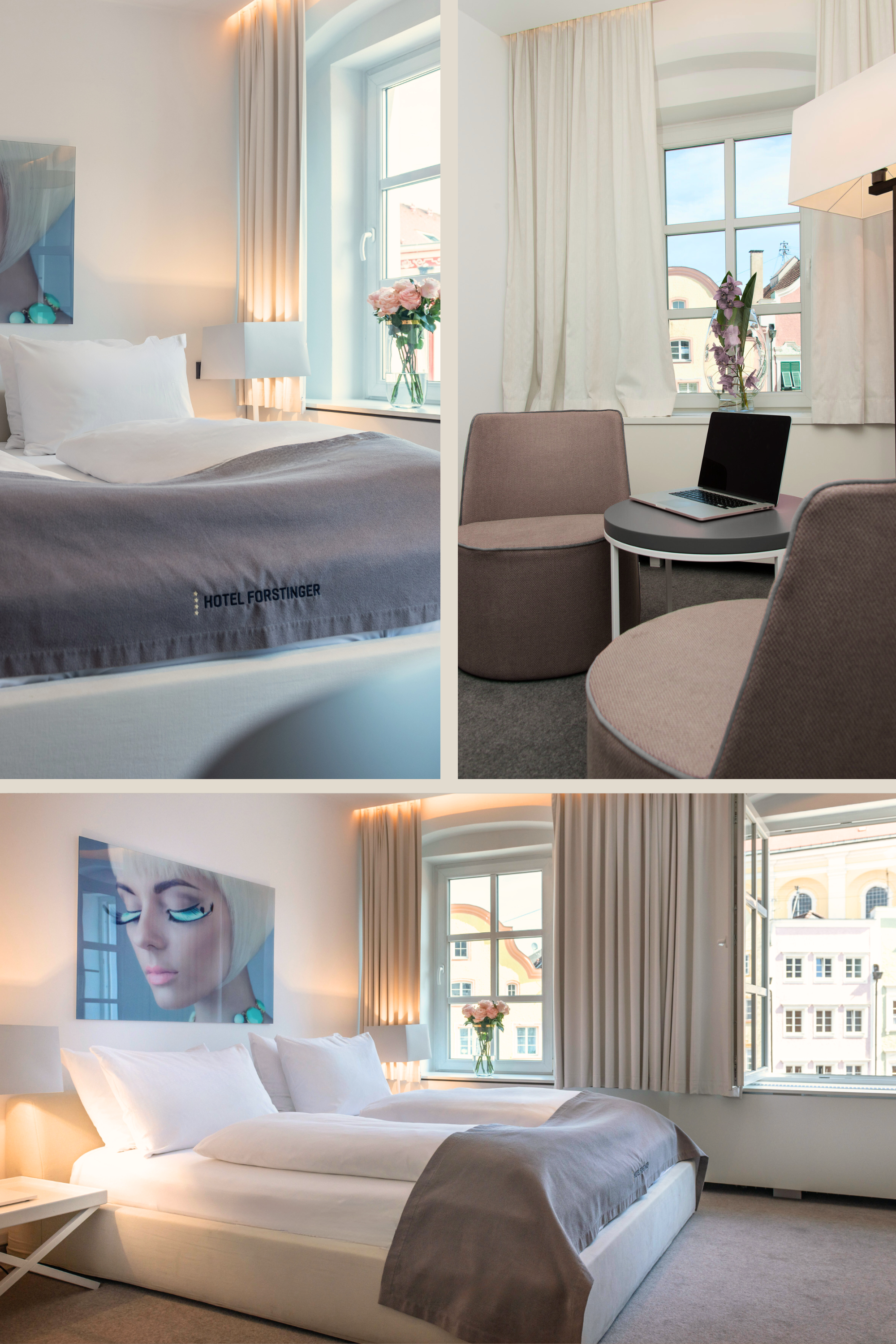 Business Zimmer: Ruhig, modern & klar - Boutique-Hotel Forstinger